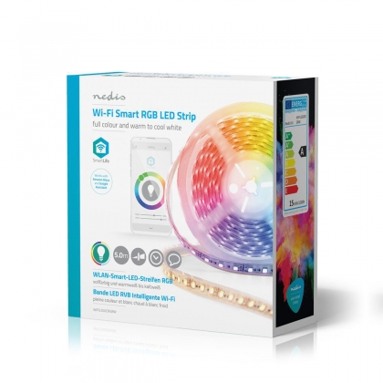 WiFi Slimme ledstrip | Full Colour En Warm- Tot Koudwit | 5 m