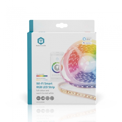 SmartLife LED Strip | Wi-Fi | Koel Wit / RGB / Warm Wit | SMD | 5.00 m | IP21 | 2700 - 6500 K | 960 lm | Android™ / IOS
