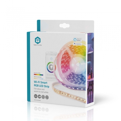 SmartLife LED Strip | Wi-Fi | Koel Wit / RGB / Warm Wit | SMD | 5.00 m | IP21 | 2700 - 6500 K | 960 lm | Android™ / IOS