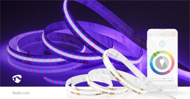 SmartLife LED Strip | Wi-Fi | RGB / Warm tot Koel Wit | COB | 2.00 m | IP20 | 2700 - 6500 K | 860 lm | Android™ / IOS