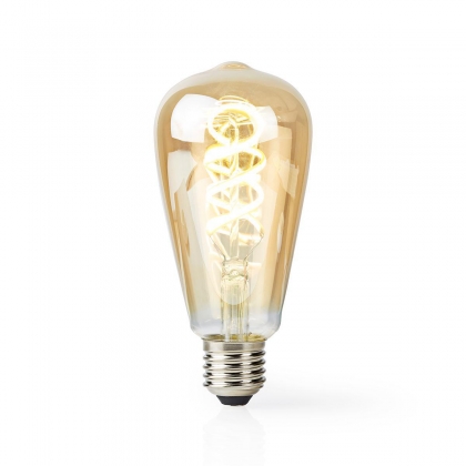 SmartLife LED Filamentlamp | Wi-Fi | E27 | 350 lm | 5.5 W | Koel Wit / Warm Wit | 1800 - 6500 K | Glas | Android™ / IOS | ST64