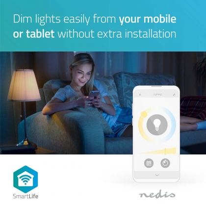 SmartLife LED Filamentlamp | Wi-Fi | E27 | 350 lm | 5.5 W | Koel Wit / Warm Wit | 1800 - 6500 K | Glas | Android™ / IOS | ST64
