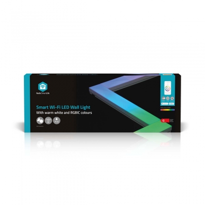 SmartLife Decoratieve Verlichting | Wand Bar | Wi-Fi | RGBIC / Warm Wit | Android™