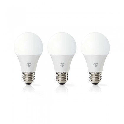 Wi-Fi smart LED-lampen | Warm- tot Koud-Wit | E27 | 3-Pack