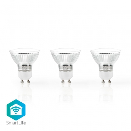 Wi-Fi Smart LED-Lamp | Warm Wit | GU10 | 3-Pack