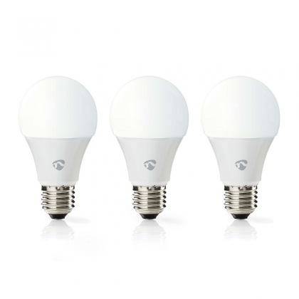 3 Stuks SmartLife LED Bulb | Wi-Fi | E27 | 9 W | Warm Wit / Koel Wit | 2700 - 6500 K | Energieklasse: A+ | Android™ & iOS | A60