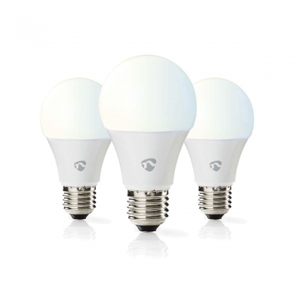 3 Stuks SmartLife LED Bulb | Wi-Fi | E27 | 9 W | Warm Wit / Koel Wit | 2700 - 6500 K | Energieklasse: A+ | Android™ & iOS | A60