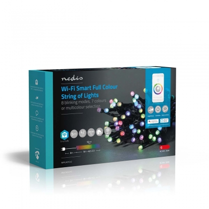 SmartLife-kerstverlichting | Koord | Wi-Fi | RGB | 42 LED's | 5.00 m | Android™ / IOS