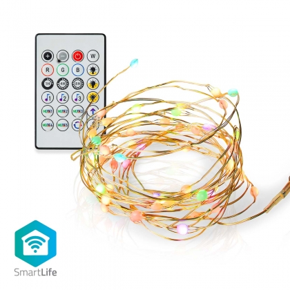 SmartLife LED Strip | Wi-Fi | Meerkleurig | SMD | 5.00 m | IP20 | 2700 - 6500 K | 400 lm | Android™ / IOS