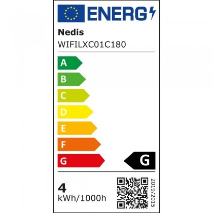 SmartLife-kerstverlichting | Gordijn | Wi-Fi | RGB | 180 LED's | 3 m | Android™ / IOS