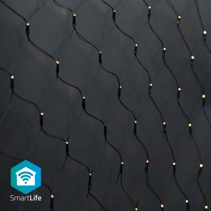 SmartLife-kerstverlichting | Net | Wi-Fi | Warm Wit | 280 LED's | 3.00 m | 3 x 2 m | Android™ / IOS