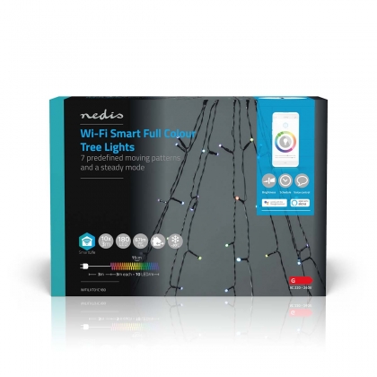 SmartLife-kerstverlichting | Boom | Wi-Fi | RGB | 180 LED's | 10 x 2 m | Android™ / IOS