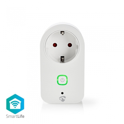 Wi-Fi smart plug stopcontact met Energiemeter | Schuko type F | 16A