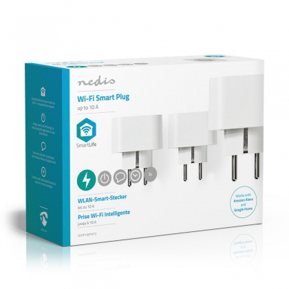 Wi-Fi Smartlife-Stopcontact 3 stuks | Schuko Type-F | 10 A