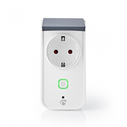 Wi-Fi Smartlife Stopcontact voor Buiten | Spatwaterbestendig | IP44 | Verbruiksmonitor | Schuko Type F | 16 A