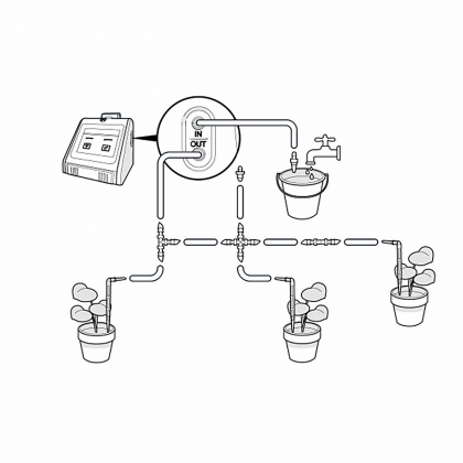 SmartLife Waterpomp | Wi-Fi | Batterij Gevoed / USB Gevoed | IPX3 | Maximale waterdruk: 0.3 Bar | Android™ / IOS