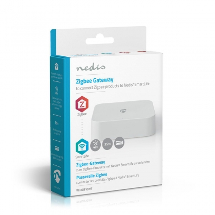 SmartLife Gateway | Zigbee 3.0 | 40 Apparaten | USB Gevoed | Android™ / IOS | Wit