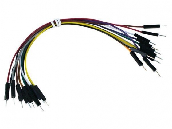 SET DRAADBRUGGEN - 1 pin MANNELIJK NAAR MANNELIJK - 5.9" (15 cm) 