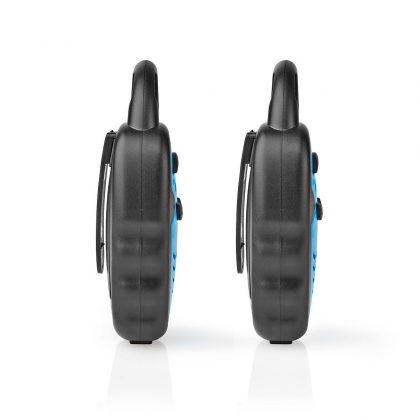 Walkie talkie Set | 2 Handsets | Tot 3 km | Frequentiekanalen: 3 | PTT | tot 3 uur | Blauw / Zwart