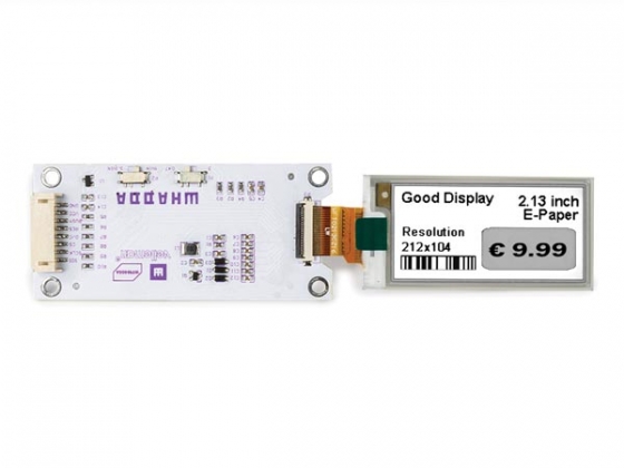 2.13" E-INK WEERGAVEMODULE - ZWART / WIT