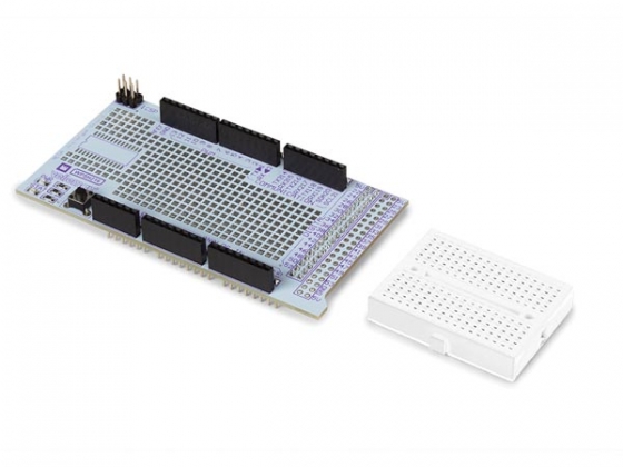 PROTOSHIELD PROTOTYPING-BOARD MET MINI BREADBOARD VOOR ARDUINO® MEGA