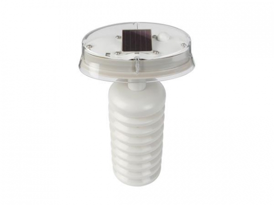 WEERSTATION MET ZENDER OP ZONNE-ENERGIE EN PC-INTERFACE