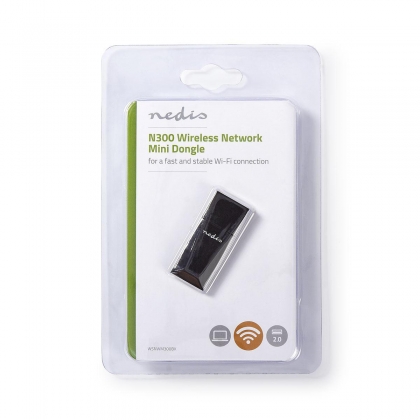 Dongle voor Draadloos Netwerk | N300 | 2,4 GHz | Zwart