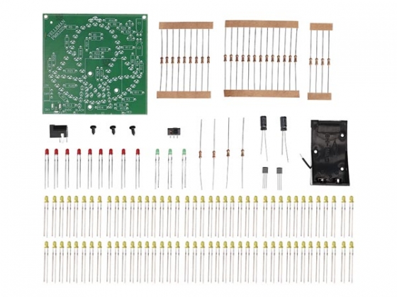 GEANIMEERDE KLOK MET 83 LEDs