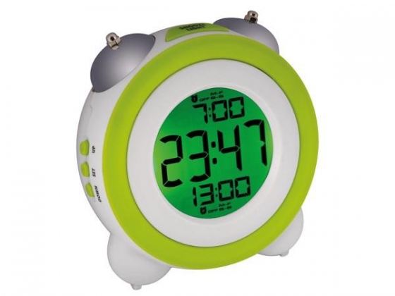 DIGITALE RETRO WEKKER MET 2 BELLEN