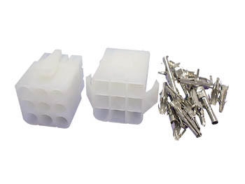 SET VAN MULTIFUNCTIONELE CONNECTOREN 6.2mm / 3 X 3 POLEN