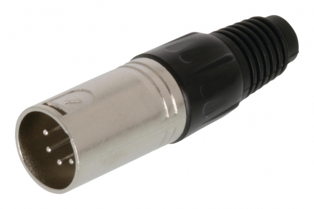 Connector XLR 5-Pin Male Metaal Zilver