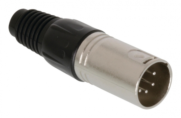 Connector XLR 5-Pin Male Metaal Zilver