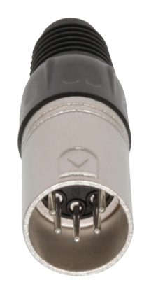 Connector XLR 5-Pin Male Metaal Zilver