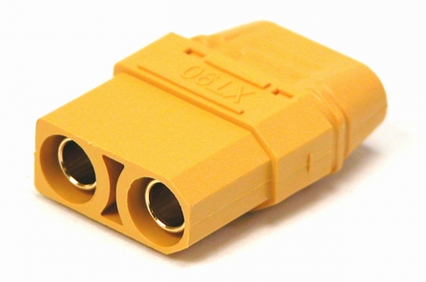 XT90 Voedingsconnector 2-polig Female 40A - 500Vdc met kap