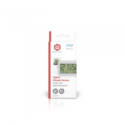 SmartLife Klimaatsensor | Zigbee 3.0 | Batterij Gevoed | Android™ / IOS | Wit