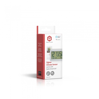 SmartLife Klimaatsensor | Zigbee 3.0 | Batterij Gevoed | Android™ / IOS | Wit