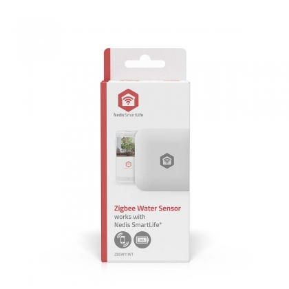 SmartLife Water Detector | Zigbee 3.0 | Batterij Gevoed | Max. batterijduur: 12 Maanden | Wit