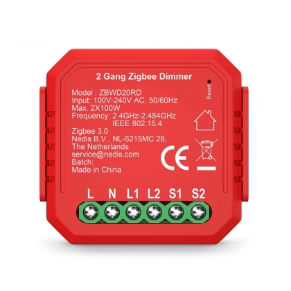 SmartLife Modules | Zigbee 3.0 | 2x100 W | Kroonsteen | App beschikbaar voor: Android™ / IOS