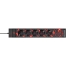 Gaming stekkerdoos GSL 05 5-voudig met 2 USB-laadfuncties 1,5m H05VV-F3G1.5 TYPE F