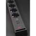 Gaming stekkerdoos GSL 05 5-voudig met 2 USB-laadfuncties 1,5m H05VV-F3G1.5 TYPE F