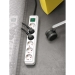 Eco-Line 6-voudige Stekkerdoos (verdeeldoos met schakelaar en 1,50 m kabel) TYPE F