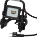 Mobiele LED bouwlamp JARO 1060 M / LED noodverlichting voor buiten 10W (werklamp met 2m kabel en quick release, LED schijnwerper IP65, 1150lm)