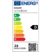Mobiele LED bouwlamp JARO 3060 M / LED noodverlichting voor buiten 20W (werklamp met 2m kabel en quick release, LED schijnwerper IP65, 2300lm)