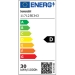 Mobiele LED bouwlamp JARO 4060 M / LED noodverlichting voor buiten 30W (werklamp met 3m kabel en quick release, LED schijnwerper IP65, 3450lm)