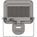 LED spot JARO 3050 P (LED breedstraler voor wandmontage, 30W, 2950lm, 6500K, IP54, met bewegingsmelder, gemaakt van hoogwaardig aluminium)