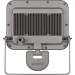 LED spot JARO 5050 P (LED buitenspot voor wandmontage, 50Wm, 4400lm, 6500K, IP54, met bewegingsmelder, gemaakt van hoogwaardig aluminium)