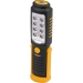Draagbare inspectie-LED-lamp met 8 + 1 heldere SMD-LED's (op batterijen, brandduur max. 10 uur, draaibare haak, magneet)