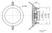 DL 10 - 8 Ohm - 10 cm (4") plafondluidspreker