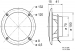 Full-range luidspreker zoutwaterbestendig 10 cm (4") 4 Ohm zwart