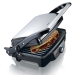 Panini / Tafelgrill 1600W Zwart / Roestvrijstalen bovenbehuizing